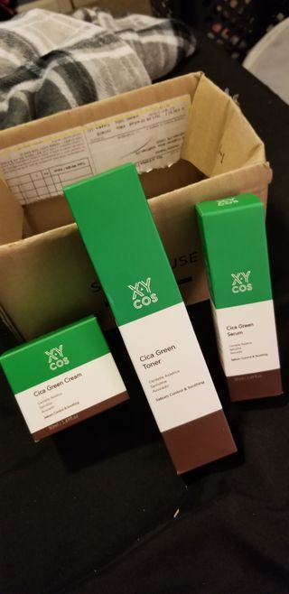 Cica Green Line [Toner, Serum, Cream] — 4점을 준 리뷰어가 2021년 9월 올린 사용 사진