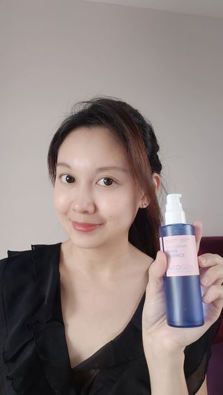네오젠 더마로지 시카 리페어 스네일 에센스 100ml+ 크림 50g 세트 — 5점을 준 리뷰어가 2022년 8월 올린 사용 사진