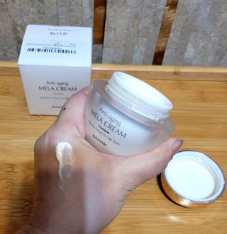 Jutanhak 안티에이징 멜라 크림 50ml / 1.69oz 잡티 &amp; 다크 스팟 케어 하이드레이팅 크림 — 5점을 준 리뷰어가 2023년 10월 올린 사용 사진