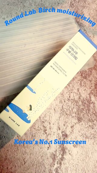 Round Lab Birch Juice Moisturizing Sunscreen — 5점을 준 리뷰어가 2024년 4월 올린 사용 사진