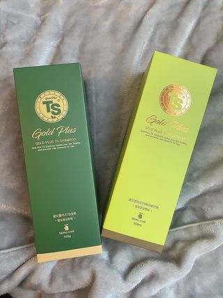 ゴールドプラスセット(シャンプー500g x 1ea/トリートメント500ml X 1ea) — 4점을 준 리뷰어가 2023년 3월 올린 사용 사진