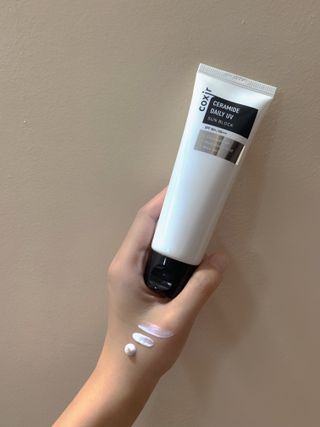 [Coxir] Ceramide Daily UV Sun Block — 5점을 준 리뷰어가 2022년 7월 올린 사용 사진