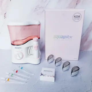 Aquapick AQ-350 물 Flosser 전기 치과 수조 치아 용 전문 구강 세정기 — 5점을 준 리뷰어가 2022년 4월 올린 사용 사진