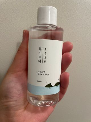 라운드 랩 1025 독도 토너 100ml — 5점을 준 리뷰어가 2021년 2월 올린 사용 사진