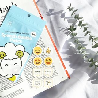 르무통 스피치 버블 아로마 마스크 패치 — 4점을 준 리뷰어가 2021년 4월 올린 사용 사진