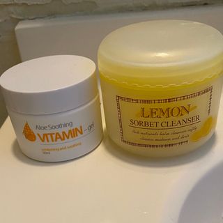 [THE SKIN HOUSE] Lemon Sorbet Cleanser, Aloe Soothing Vitamin Gel — 5점을 준 리뷰어가 2021년 12월 올린 사용 사진