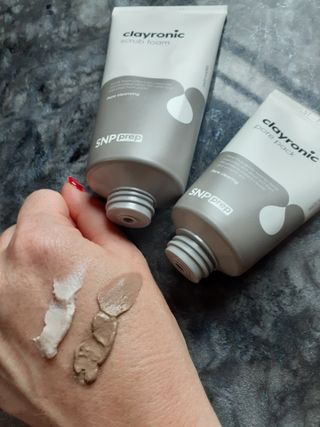 클레이로닉 스크럽 폼 120g + 포어팩 55ml 세트 — 5점을 준 리뷰어가 2021년 8월 올린 사용 사진