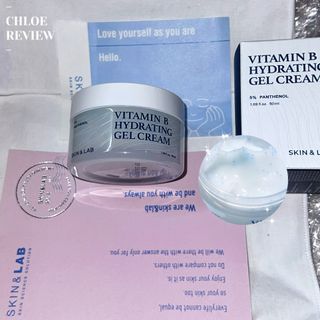 스킨앤랩 비타민B 하이드레이팅 젤 크림 — 5점을 준 리뷰어가 2022년 12월 올린 사용 사진
