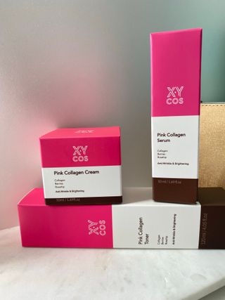 Pink Collagen Line [Toner, Serum, Cream] — 3.5점을 준 리뷰어가 2021년 10월 올린 사용 사진
