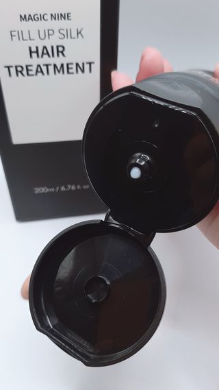 나인레스 매지나인 필 업 실크 트리트먼트 200ml 6.76 fl. 온스 유형에 남겨 — 5점을 준 리뷰어가 2022년 4월 올린 사용 사진