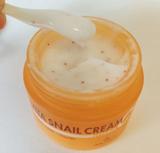 [THE SKIN HOUSE] Vita Snail Cream — 4.5점을 준 리뷰어가 2022년 10월 올린 사용 사진