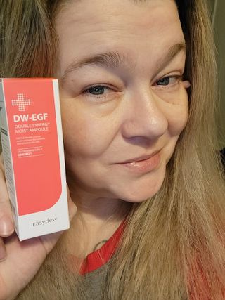 이지듀 이지 듀 DW-EGF 더블 시너지 모이스트 / 퍼밍 앰플 — 5점을 준 리뷰어가 2021년 3월 올린 사용 사진