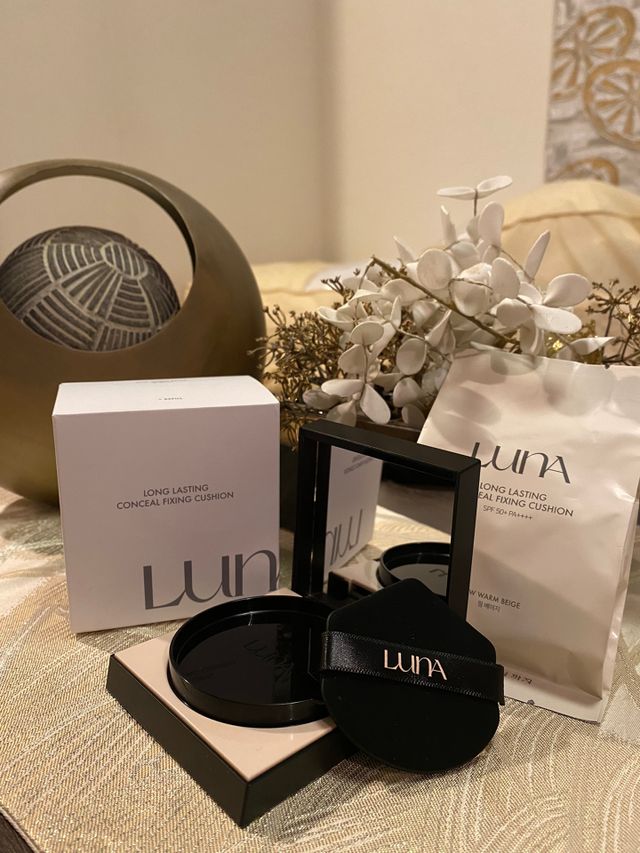 LUNA 롱 글래스팅 콘실 픽싱 쿠션 리뷰 사진