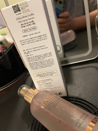 달바 바이탈 로즈 스프레이 세럼 — 5점을 준 리뷰어가 2021년 1월 올린 사용 사진