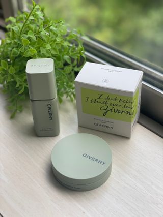 지베르니 밀착 커버 파운데이션 30ml + 밀착 커버 쿠션 본 제품 — 5점을 준 리뷰어가 2023년 9월 올린 사용 사진