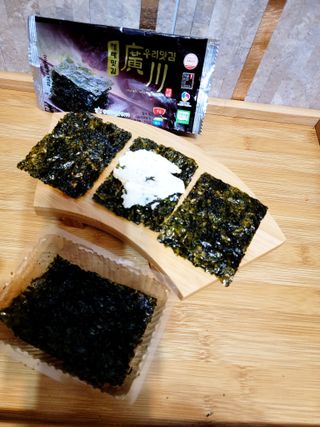 KCWOORIGIM Jaerae Seasoned Nori, Seaweeds Pack of 6 — 5점을 준 리뷰어가 2024년 1월 올린 사용 사진