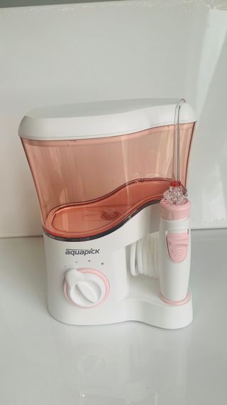 Aquapick AQ-350 물 Flosser 전기 치과 수조 치아 용 전문 구강 세정기 — 4점을 준 리뷰어가 2022년 4월 올린 사용 사진