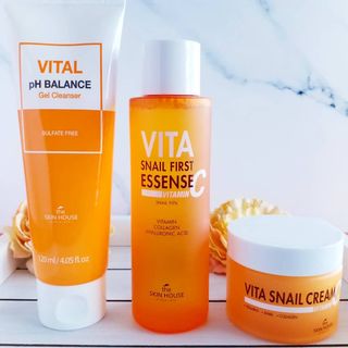 Vita Snail Trio Set [First Essence, Cream, Gel Cleanser] — 5점을 준 리뷰어가 2021년 9월 올린 사용 사진