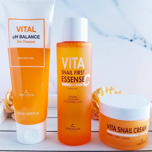 Vita Snail Trio Set [First Essence, Cream, Gel Cleanser] 리뷰 사진