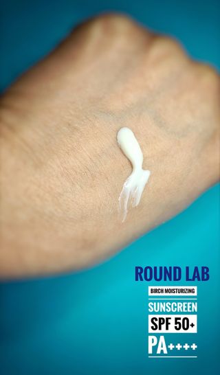 Round Lab Birch Juice Moisturizing Sunscreen — 5점을 준 리뷰어가 2024년 5월 올린 사용 사진