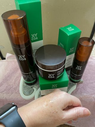 Cica Green Line [Toner, Serum, Cream] — 5점을 준 리뷰어가 2021년 8월 올린 사용 사진