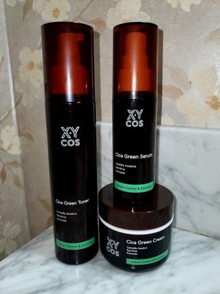 Cica Green Line [Toner, Serum, Cream] — 3점을 준 리뷰어가 2021년 9월 올린 사용 사진