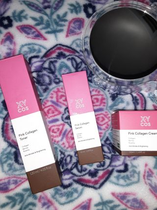 Pink Collagen Line [Toner, Serum, Cream] — 5점을 준 리뷰어가 2021년 10월 올린 사용 사진