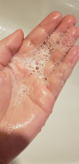 오바코 SAVIA MARINE THETIS FACIAL OIL SOAP — 4점을 준 리뷰어가 2022년 1월 올린 사용 사진
