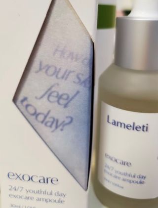 라멜레티 24/7 유스풀 데이 엑소케어 앰플 — 5점을 준 리뷰어가 2022년 10월 올린 사용 사진