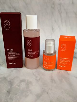SNP LAB PHA  5 토너 150ml + 나이아신아마이드 10 세럼 32ml 세트 — 5점을 준 리뷰어가 2021년 9월 올린 사용 사진
