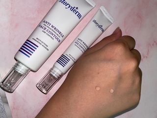 [스토리덤] 안티 링클 아이 컨투어 15ml + 안티 링클 페이스 컨투어 50ml — 4.5점을 준 리뷰어가 2023년 8월 올린 사용 사진