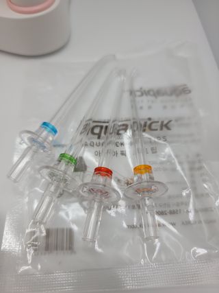 Aquapick AQ-350 물 Flosser 전기 치과 수조 치아 용 전문 구강 세정기 — 5점을 준 리뷰어가 2022년 4월 올린 사용 사진