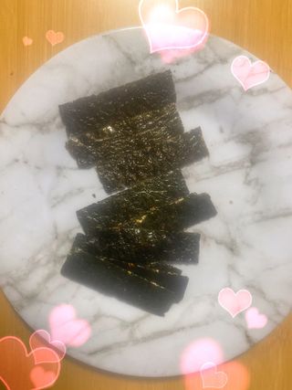 UNCLE NICK 한국 슈퍼 스낵 블랙 &amp; 블랙 김 스낵 — 5점을 준 리뷰어가 2021년 11월 올린 사용 사진