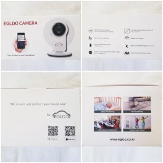온습도 모니터와 스마트 리모컨이 탑재된 EGLOO cam S4 1080P Wi-Fi 스마트 카메라 — 4점을 준 리뷰어가 2021년 7월 올린 사용 사진