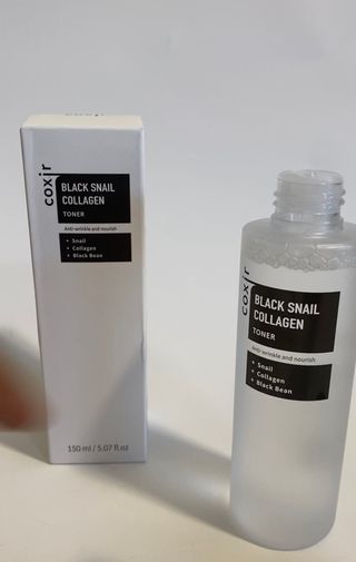 [Coxir] Black Snail Collagen Toner — 5점을 준 리뷰어가 2022년 8월 올린 사용 사진