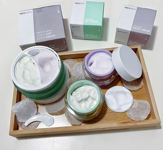 네오젠 비타 듀오 데이 나이트 크림 세트(100g) + 데이 크림(50g) + 나이트 크림(50g) — 5점을 준 리뷰어가 2022년 9월 올린 사용 사진