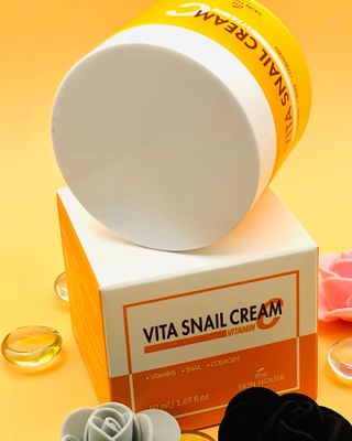 [THE SKIN HOUSE] Vita Snail Cream — 4.5점을 준 리뷰어가 2022년 4월 올린 사용 사진