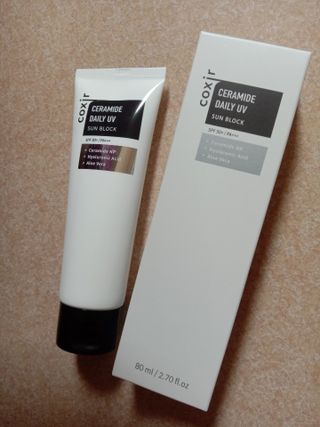 [Coxir] Ceramide Daily UV Sun Block — 4.5점을 준 리뷰어가 2022년 7월 올린 사용 사진