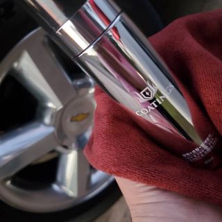 [COATINGS] 자동차 휠케어 전용 클리너, 한번만 바르면 6개월 유지효과 — 4.5점을 준 리뷰어가 2021년 12월 올린 사용 사진