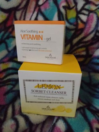 [THE SKIN HOUSE] Lemon Sorbet Cleanser, Aloe Soothing Vitamin Gel — 4.5점을 준 리뷰어가 2021년 12월 올린 사용 사진