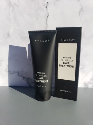 나인레스 매지나인 필 업 실크 트리트먼트 200ml 6.76 fl. 온스 유형에 남겨 — 5점을 준 리뷰어가 2022년 1월 올린 사용 사진