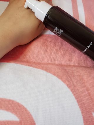 Pink Collagen Line [Toner, Serum, Cream] — 2점을 준 리뷰어가 2021년 9월 올린 사용 사진