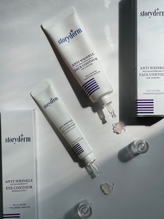 [스토리덤] 안티 링클 아이 컨투어 15ml + 안티 링클 페이스 컨투어 50ml — 5점을 준 리뷰어가 2023년 8월 올린 사용 사진