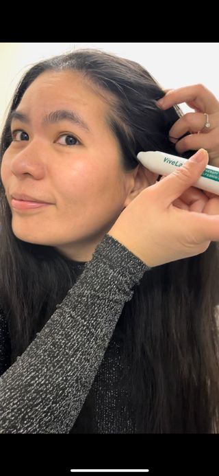 바이브랩 (구매평)Revive Therapy Hair Scalp & Brow Ampoule — 5점을 준 리뷰어가 2025년 1월 올린 사용 사진