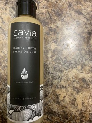 오바코 SAVIA MARINE THETIS FACIAL OIL SOAP — 3.5점을 준 리뷰어가 2022년 1월 올린 사용 사진