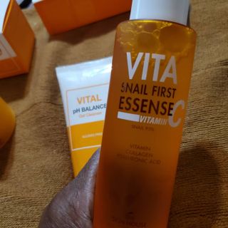 Vita Snail Trio Set [First Essence, Cream, Gel Cleanser] — 5점을 준 리뷰어가 2021년 9월 올린 사용 사진