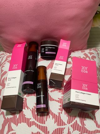 Pink Collagen Line [Toner, Serum, Cream] — 5점을 준 리뷰어가 2021년 10월 올린 사용 사진
