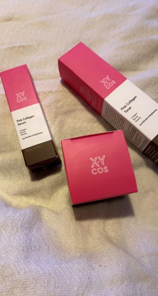 Pink Collagen Line [Toner, Serum, Cream] — 5점을 준 리뷰어가 2021년 10월 올린 사용 사진