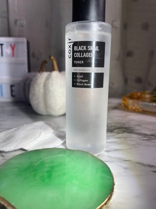 [Coxir] Black Snail Collagen Toner — 3점을 준 리뷰어가 2022년 8월 올린 사용 사진