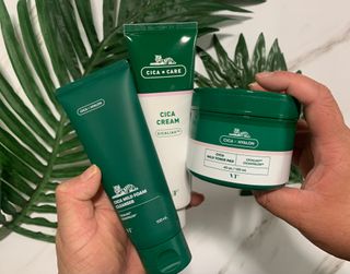 시카 클리어 스팟 패치(10mm 18ea &amp; 12mm 30ea) &amp; 데일리 수딩 마스크 &amp; CICA 크림100ml — 5점을 준 리뷰어가 2023년 7월 올린 사용 사진